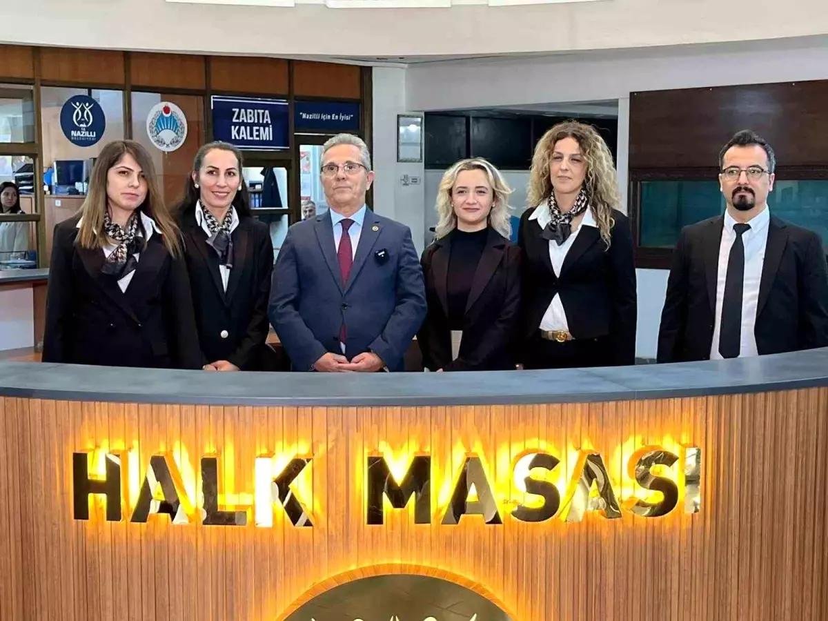 Nazilli Belediyesi’nden Halk Masasıyla Hızlı Hizmet